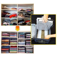 Organizador De Remeras Plástico Separador Para 10 Remeras Apilable - Mandarina Store