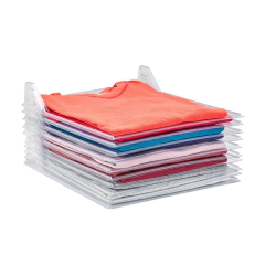 Organizador De Remeras Plástico Separador Para 10 Remeras Apilable