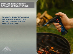 Imagen de Soplete Cocina Repostería Flambeador Recargable Regulable