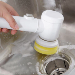Cepillo Limpiador Giratorio Multiuso 3 In 1 Cocina Baño A pilas