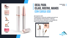 Depilador Facial Recargable Sin Dolor Cuerpo carga USB - tienda online