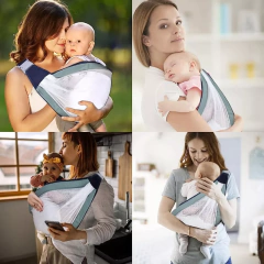 Fular Portabebe Correa Ergonomica Transpirable Y Ajustable - Mandarina Store