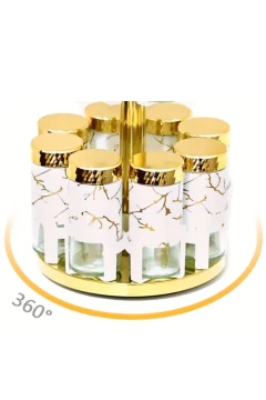 Set x8 Condimenteros con Base Giratoria en internet
