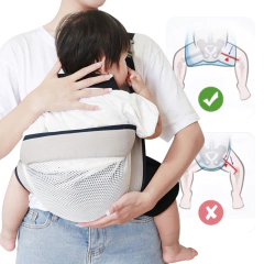 Fular Portabebe Correa Ergonomica Transpirable Y Ajustable - comprar online