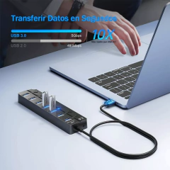 Hub de 7 Puertos Usb 3.0 na internet