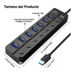 Hub de 7 Puertos Usb 3.0 na internet