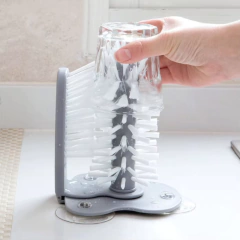 Cepillo Lava Vasos con Ventosas