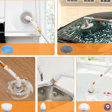 Cepillo Limpieza Electrico Inalambrico 7 En 1 Usb Casa Auto - MANDARe STORE