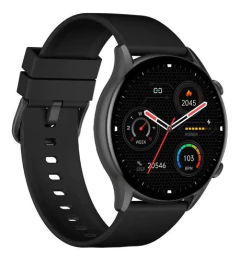 Smartwatch Kieslect Kr 1.32″ Caja Negra, Malla Negra y Bisel Negro