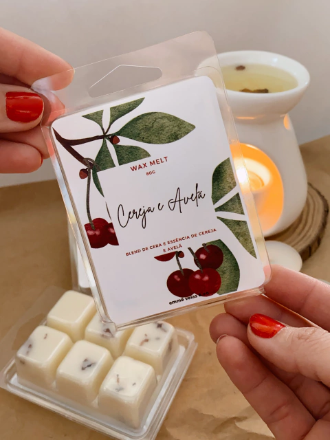 Wax Melt Cereja e Avelã
