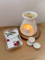 Kit Difusor de Aromas de Cerâmica e Wax Melt de Cereja e Avelã