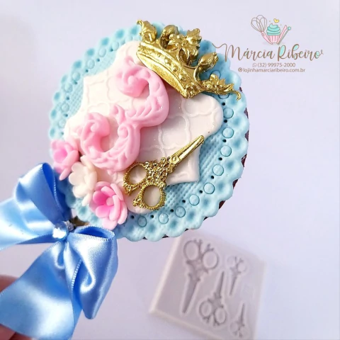 Molde princesas Tesouras