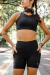 TOP CROPPED RUN - Carbon - loja online
