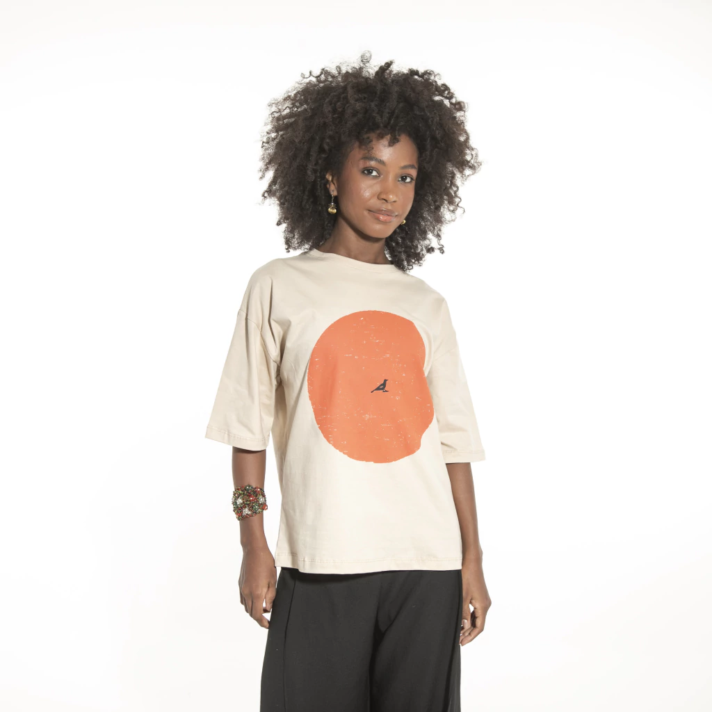 Camiseta Sol e Patativa Oversized