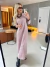 Imagem do Vestido Super Midi Tricot Rosa Claro