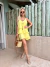 Vestido Liara Amarelo Manteiga - loja online