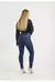 Calça Jeans Feminina Skinny Cigarrete Média Barra Desfiada - DZ20672 - loja online