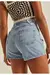Shorts Jeans Feminino Setentinha Gancho Assimétrico - DZ6644 - comprar online