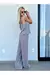 Blusa Linho Risca de Giz Cinza - loja online