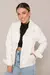 Jaqueta Sarja Forrada Tradicional - Off-White