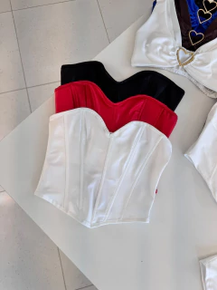 Corselet Cirre Stela Vermelho na internet