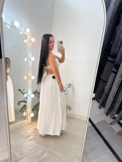 Vestido Milena Branco - comprar online