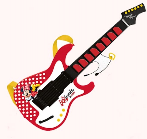 GUITARRA CON MICROFONO LINEA DISNEY MINNIE NIKKO 5251