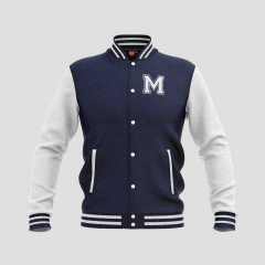 Jaqueta College blusa moletom De Frio Agasalho Letras Iniciais - Porto Stamp