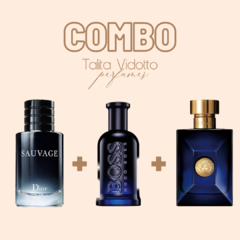 Combo decants - Sauvage edt + Hugo Boss night + Dylan Blue pour homme