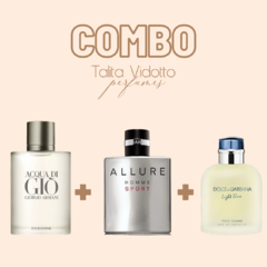 Combo decants - Acqua di gio + Allure homme sport + Light blue pour homme