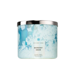 Vela Bath & Body Works 411g 3 Pavios (Midnight Snow)