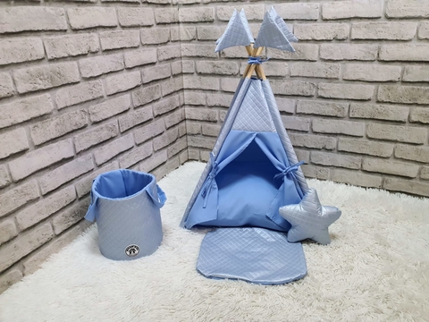 Cabana e Cesto Baby Blue