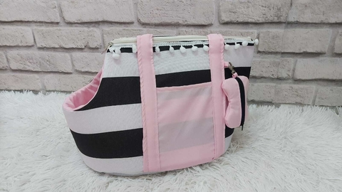 Bolsa de Passeio Black and Pink