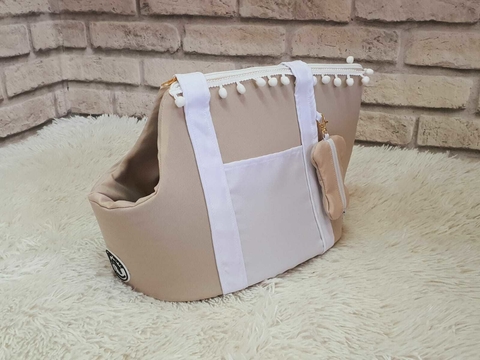 Bolsa de Passeio White and Beige