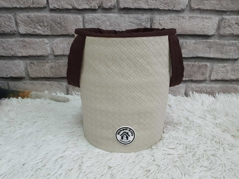 Cesto Organizador Beige and Brown