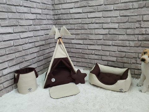 Kit Completo Beige and Brown