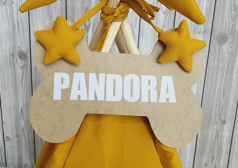 Placa Estrela Mostarda