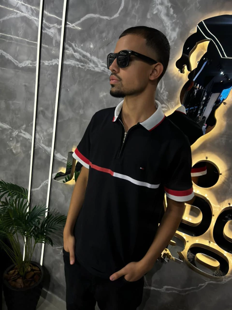 Polo Tommy Hilfiger Ziper - comprar online