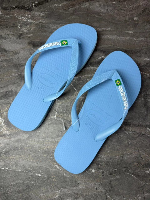 Chinelo Havaianas Brasil Azul Lavanda - comprar online