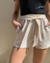 Short cey lino con lazo