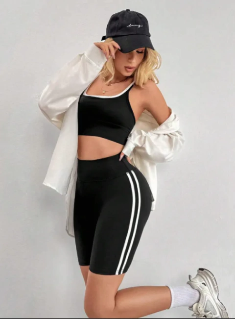 Short Calza Mujer Bermuda Deportivo Biker