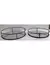 SET X2 BANDEJA ESPEJO BLACK REDONDA