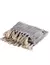 MANTA THROW ESPIGAS NEGRO/BEIGE 125x150cm DE ALGODON - comprar online