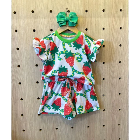 Conjunto Helô Sonho de Morango