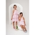 Vestido Alça Babado Rosa