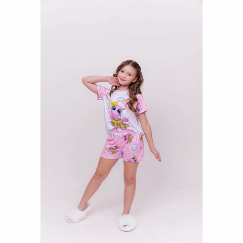 Pijama Curto Bailarina Hipopotamus