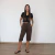 Bermuda Tencel de Elástico Marrom - comprar online