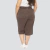 Bermuda Tencel de Elástico Marrom Plus Size - loja online