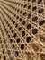 Palhinha sextavada fibra natural sisal