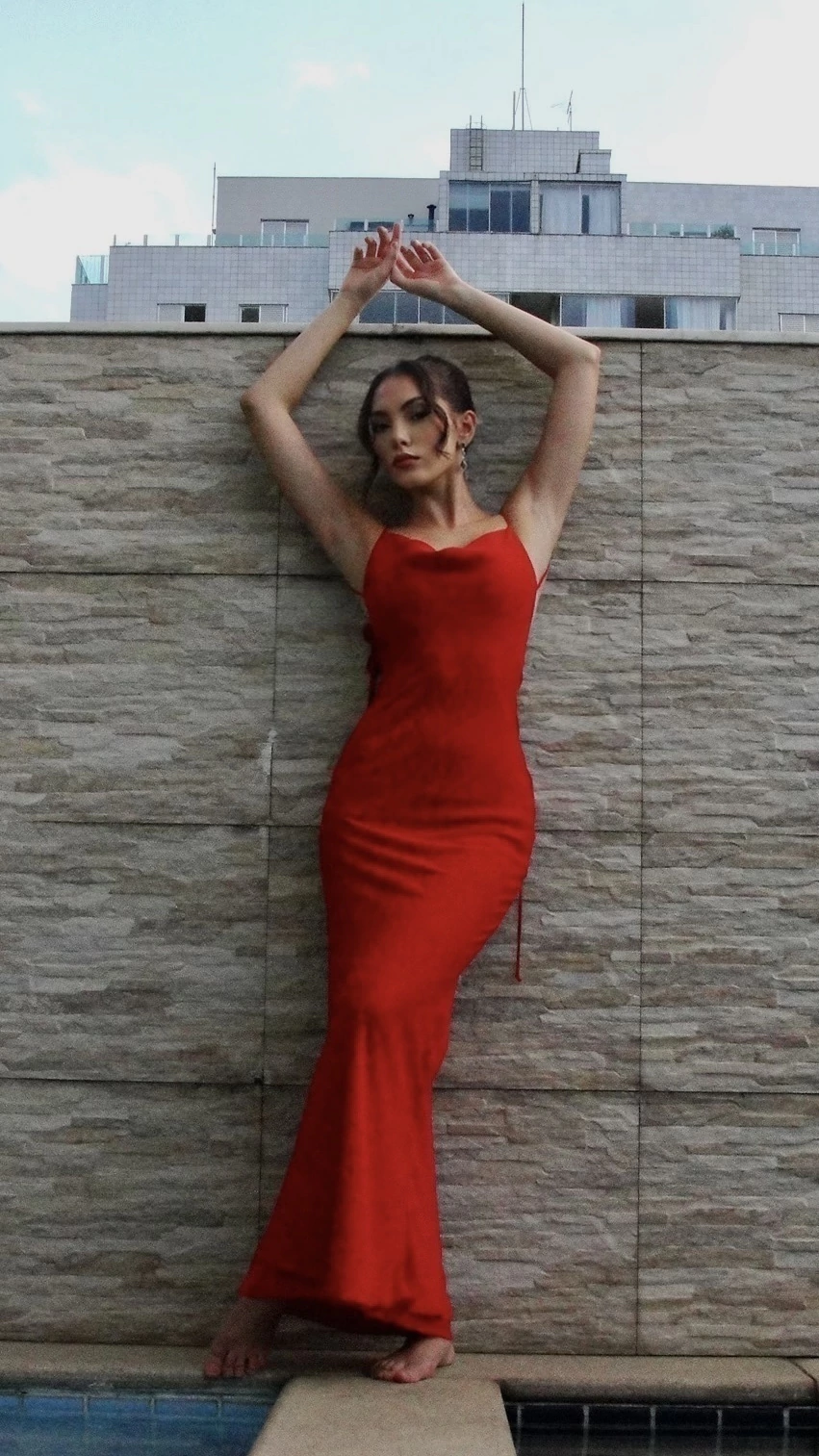 VESTIDO FUXICO (SOB ENCOMENDA)